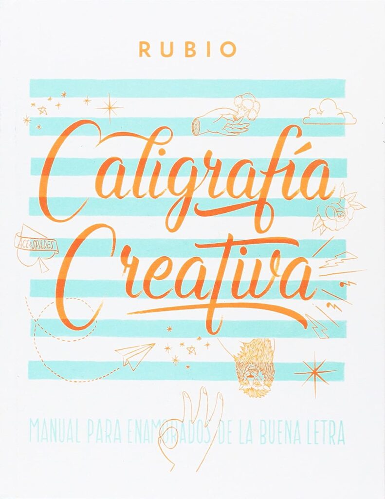 Libro para aprender caligrafía creativa rubio
